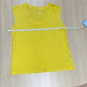 Yellow Sleeveless Top Banana Republic Malibu Size M